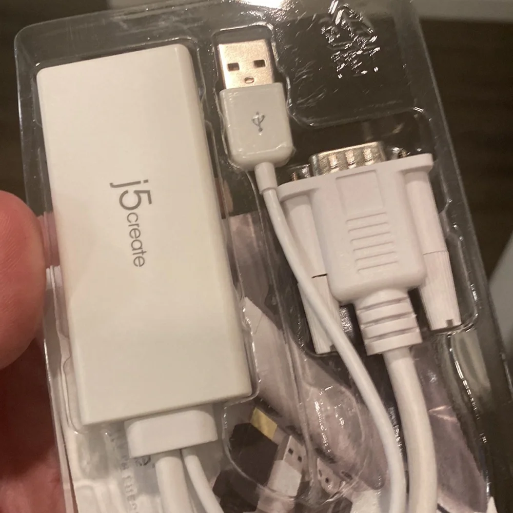 Never used VGA to HDMI adapter